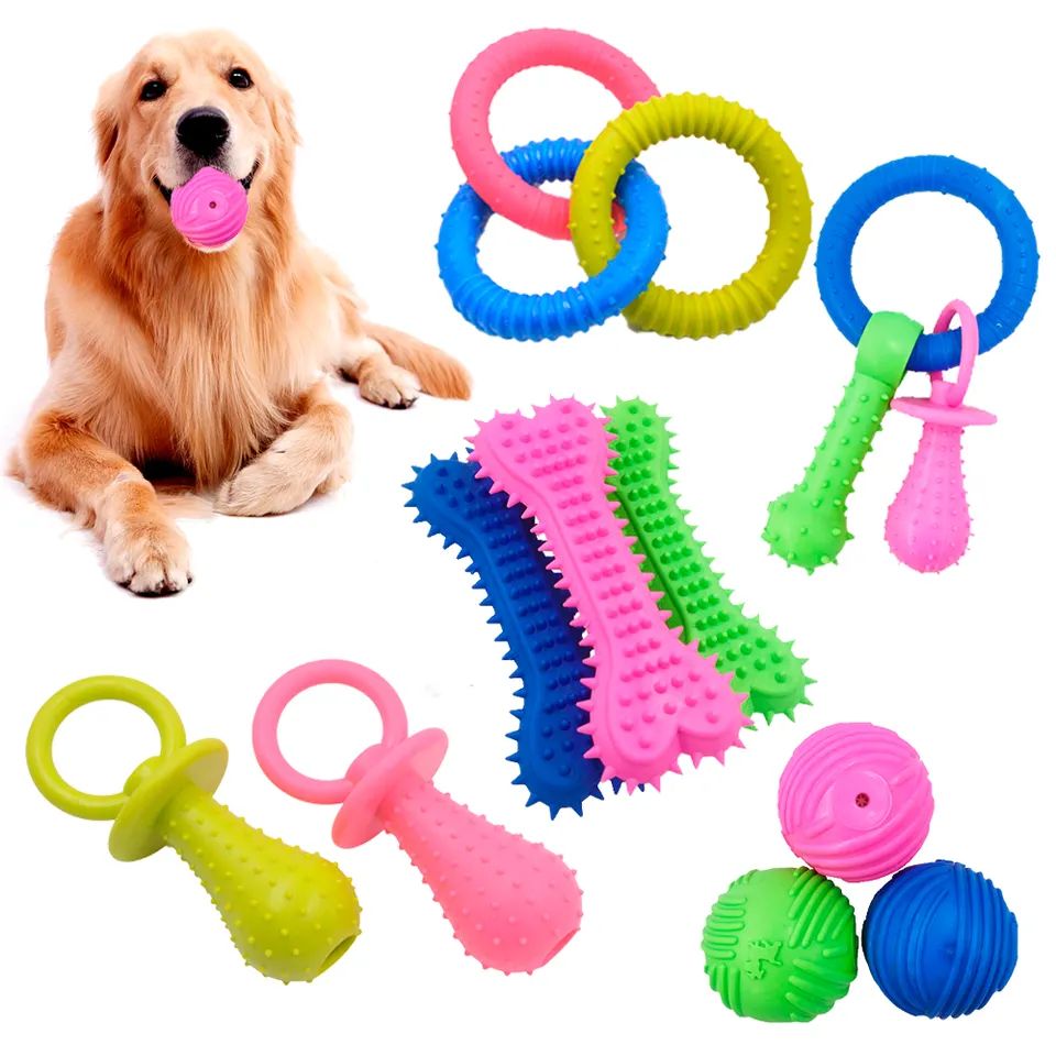 Soft Tpr Teeth Cleaning Dog Chew Pet Lod